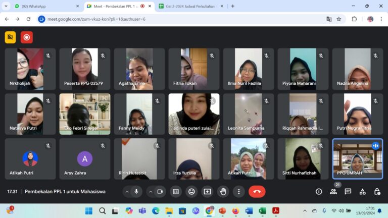 Pembekalan PPL Mahasiswa PPG Calon Guru Gelombang 2 Tahun 2024 LPTK Universitas Maritim Raja Ali Haji